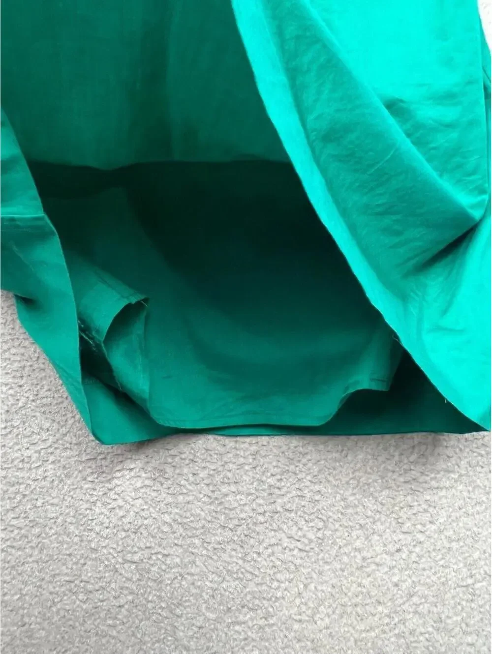 J.Crew Womens 10 Green One Shoulder Dress Studio Sheath Taffeta Holiday Party